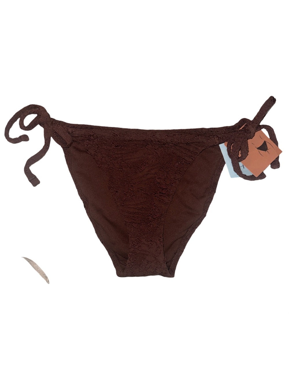 Shade & Shore Chocolate Brown Tie-Side Bikini Bottom